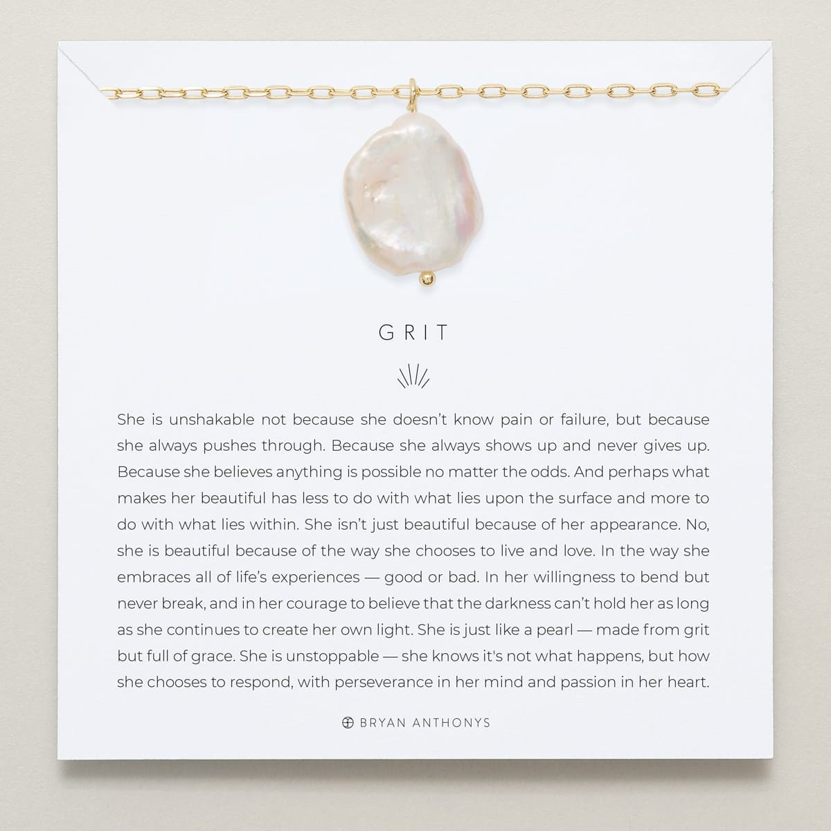 NKL-GPL Grit Pendant Necklace