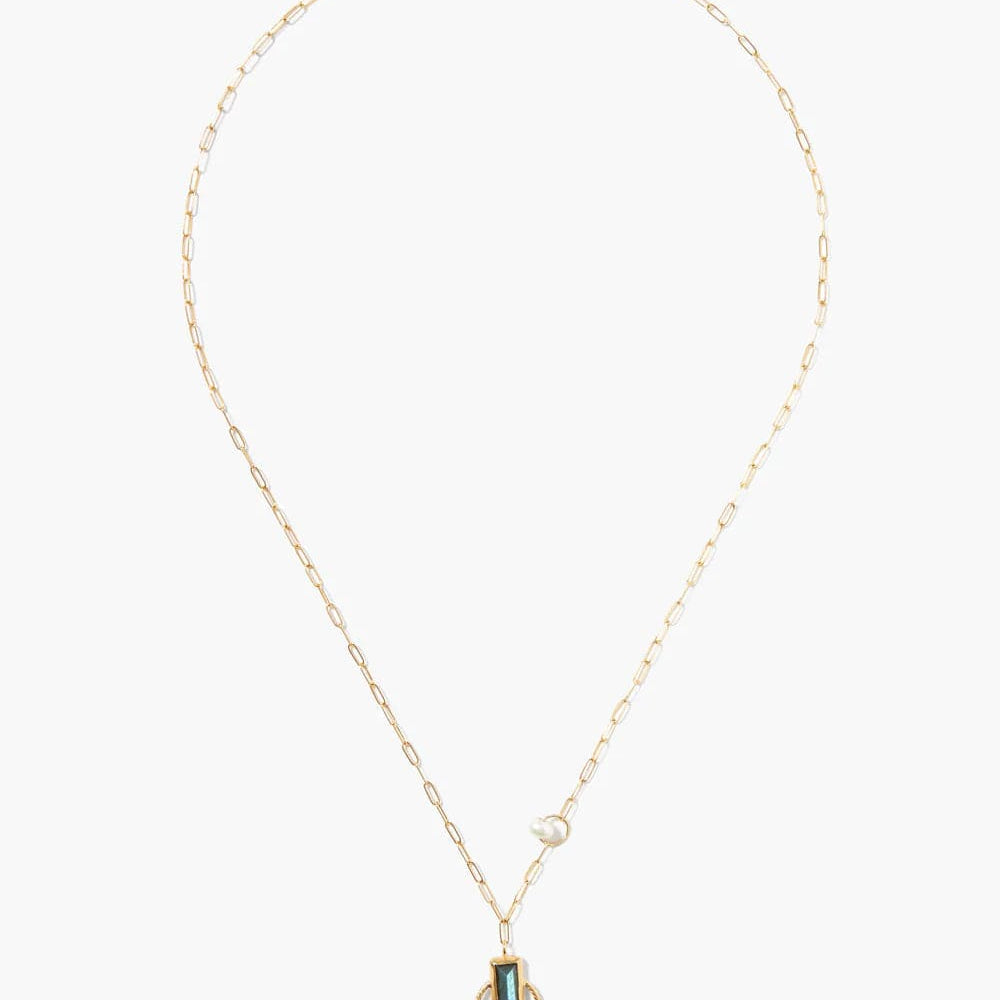 
                  
                    NKL-GPL Halo Charm Necklace Labradorite Mix
                  
                