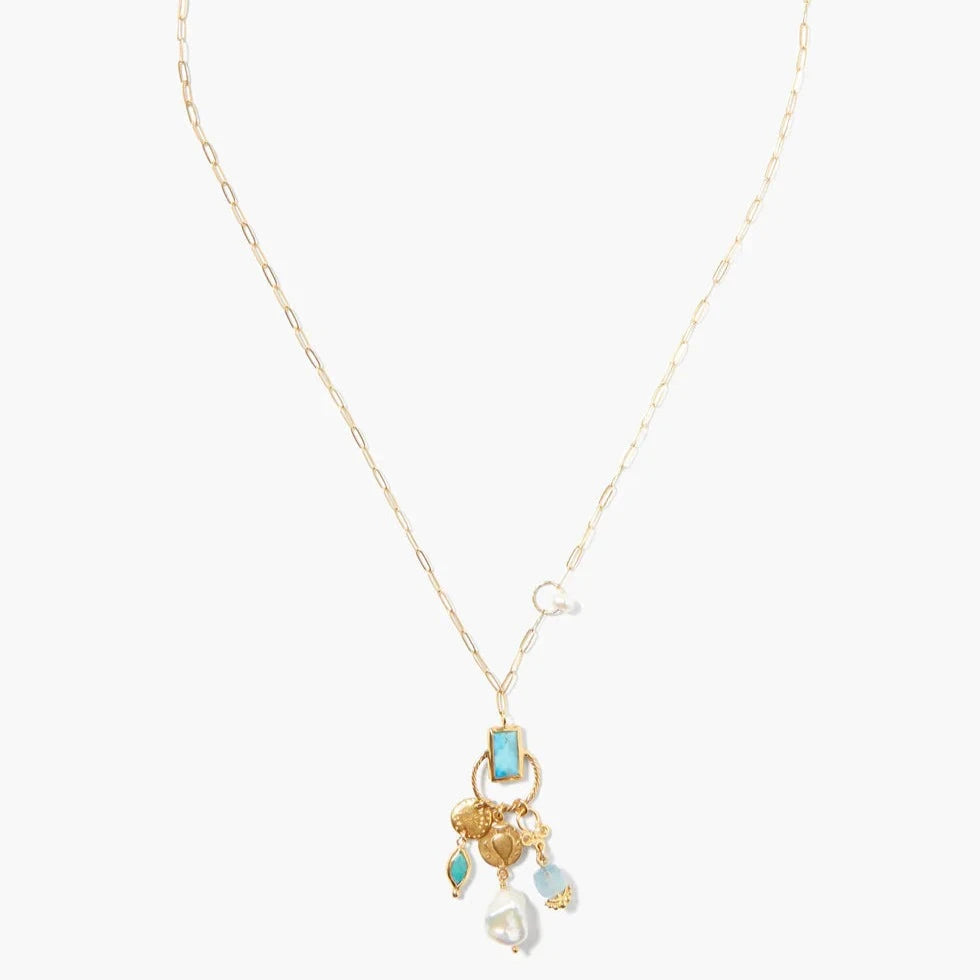 
                      
                        NKL-GPL HALO CHARM NECKLACE TURQUOISE MIX
                      
                    