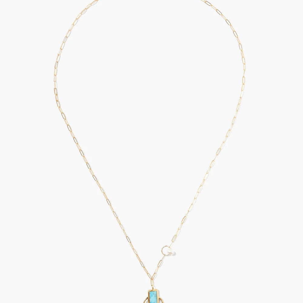 
                      
                        NKL-GPL Halo Charm Necklace Turquoise Mix
                      
                    