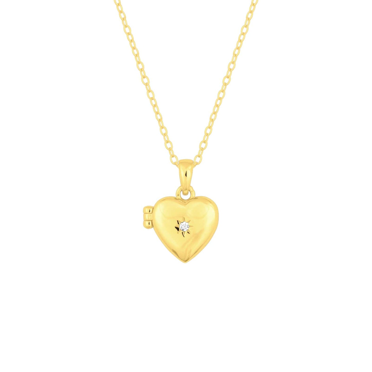 NKL-GPL Heirloom Heart Gold Locket Necklace