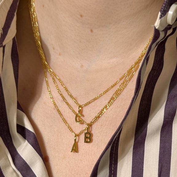 NKL-GPL Heirloom Initial Necklace