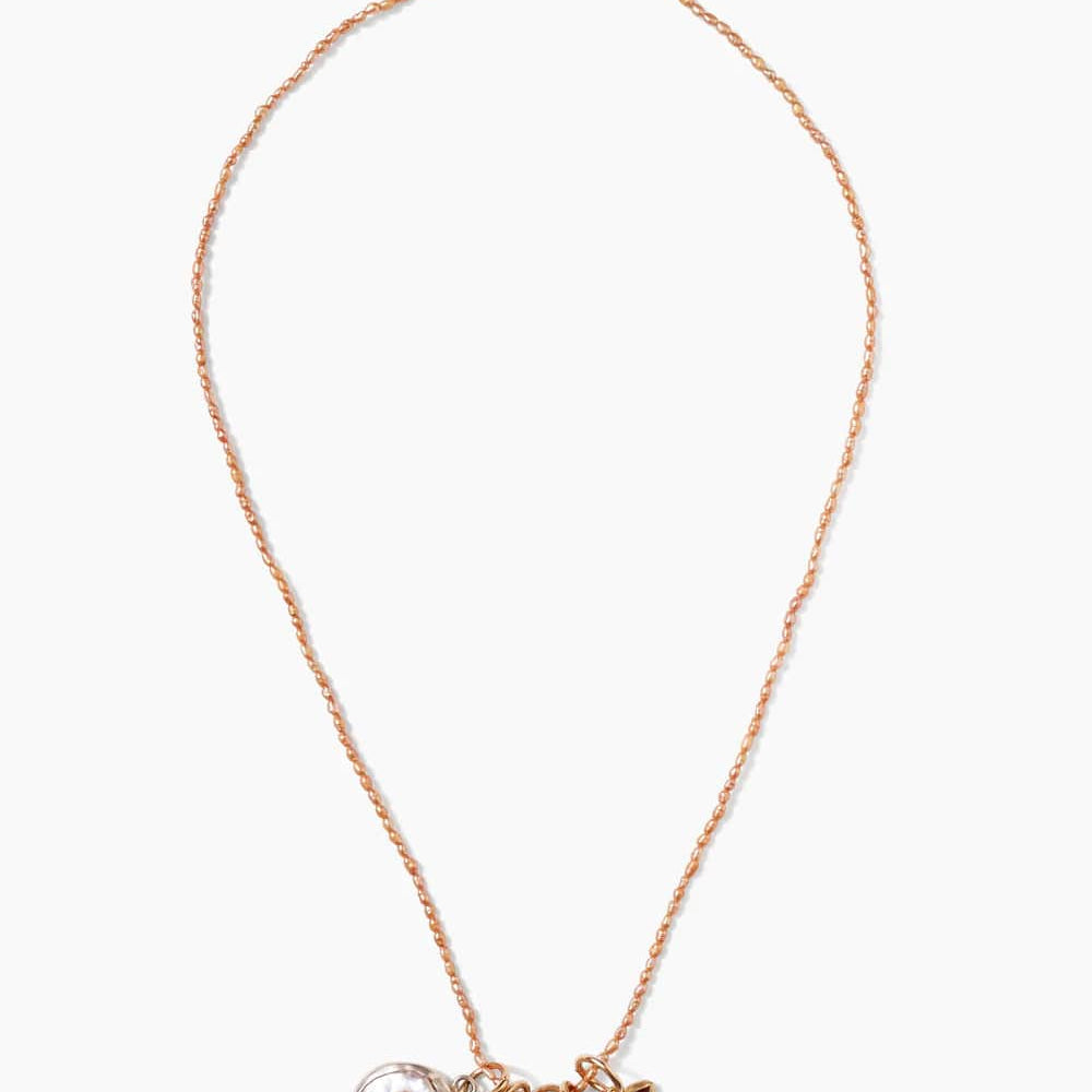 
                      
                        NKL-GPL Hypatia Charm Necklace - Champagne Pearl Mix
                      
                    