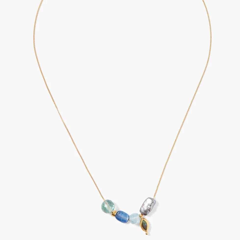 
                      
                        NKL-GPL Indira Charm Necklace Blue Mix
                      
                    