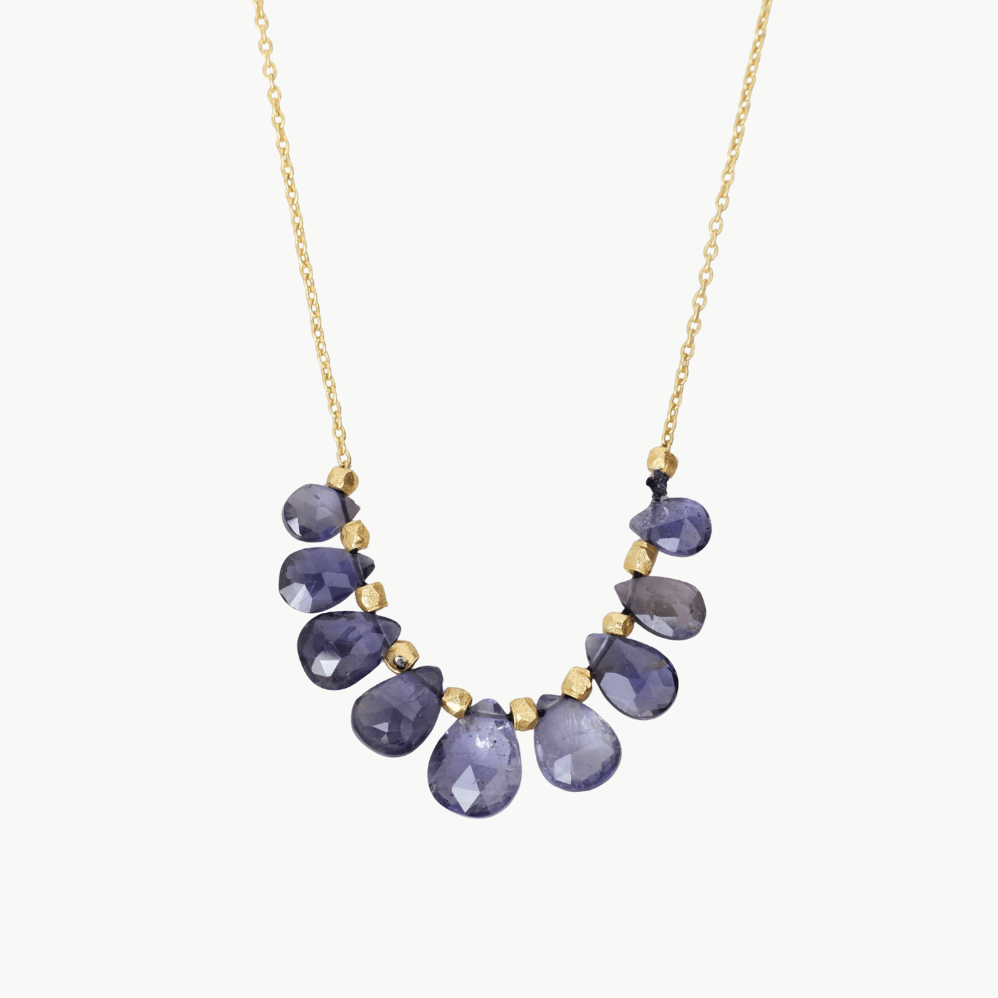NKL-GPL Iolite Brio Chain Necklace