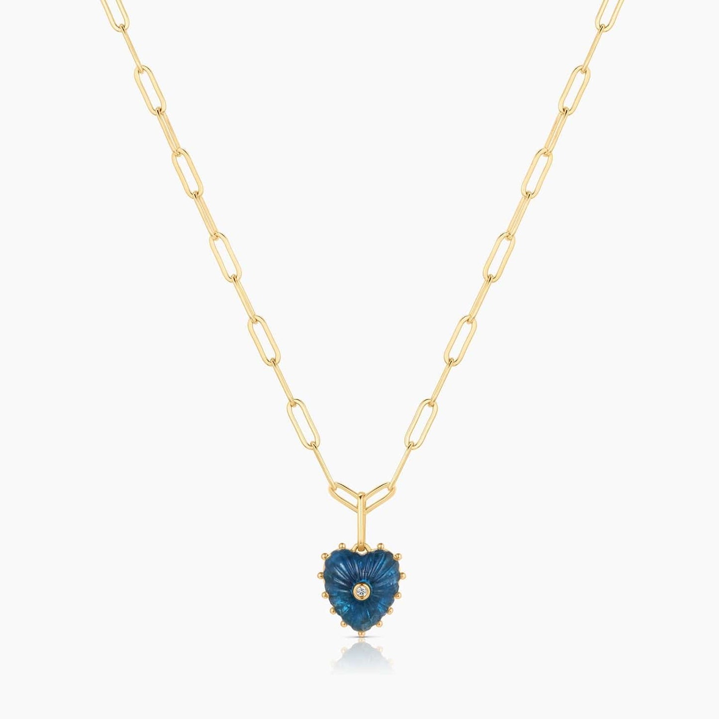 NKL-GPL Isabel Apatite Heart Necklace