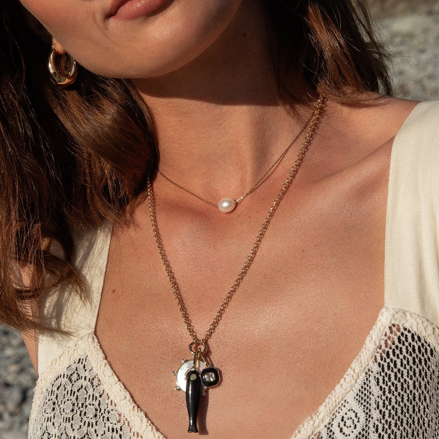 NKL-GPL Isla Pearl Necklace