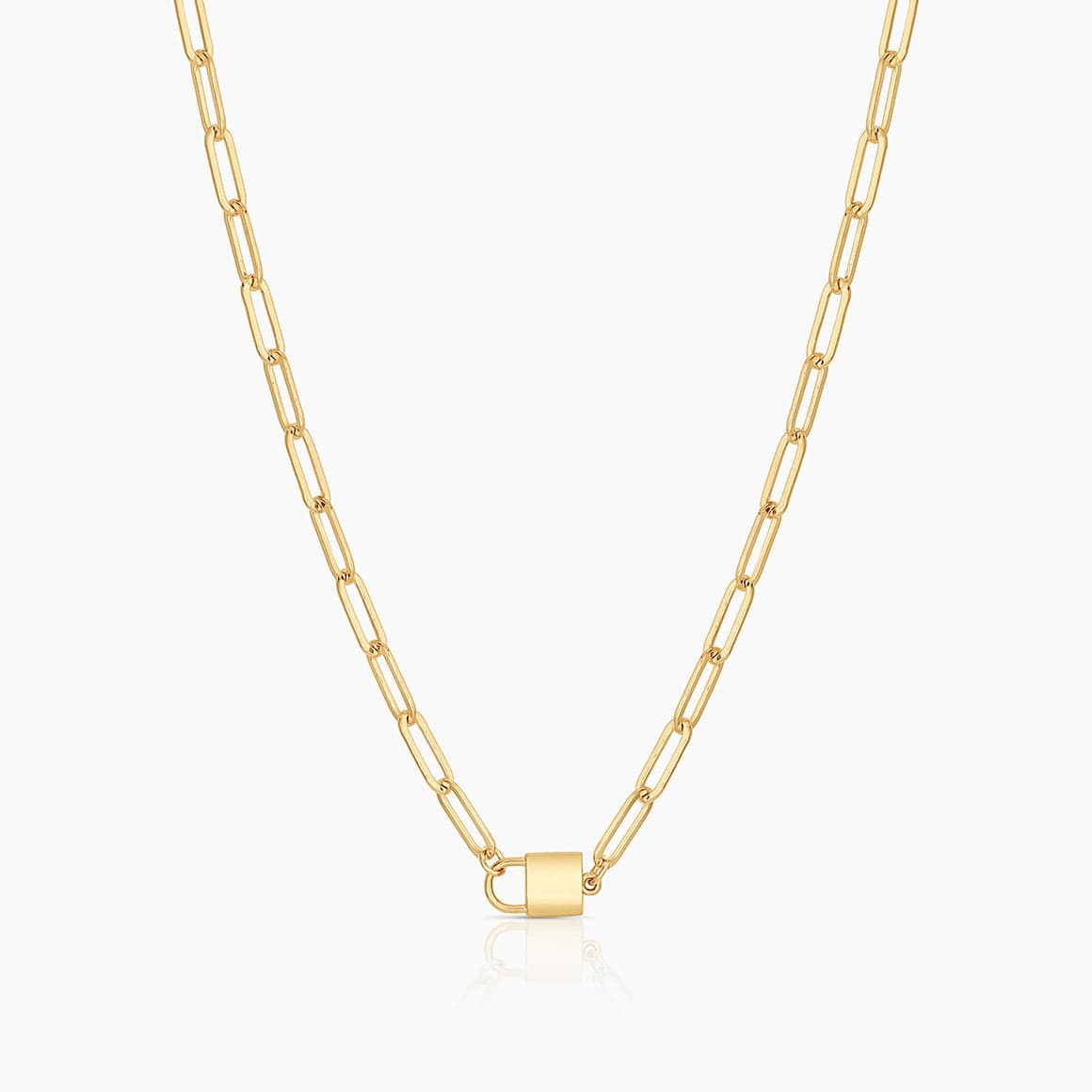 NKL-GPL Jessa Lock Necklace