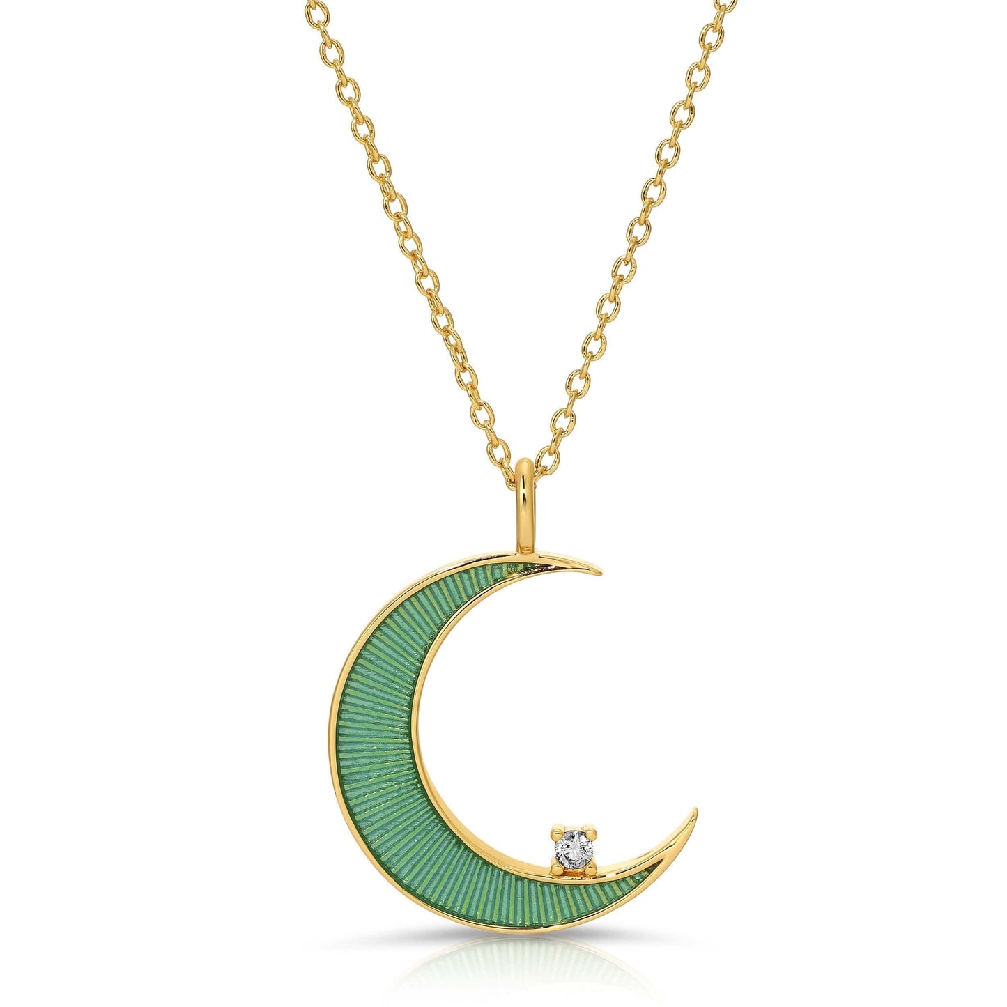 NKL-GPL La Lune Pendant - Teal Green