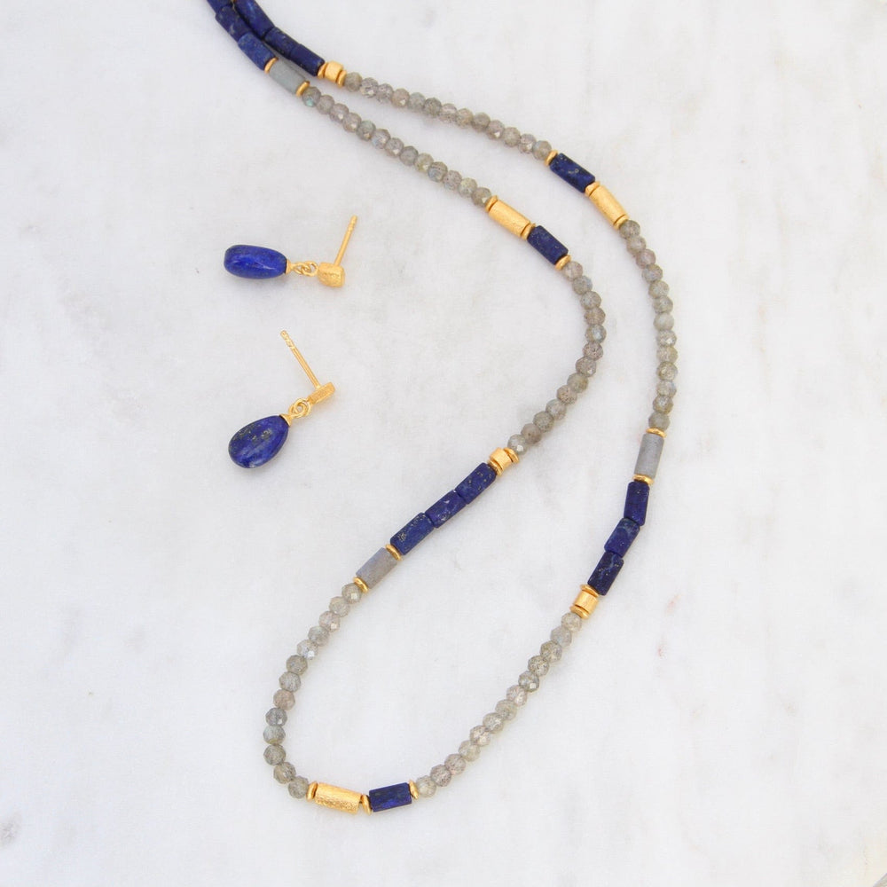 
                  
                    NKL-GPL Labradorite and Lapis Necklace
                  
                