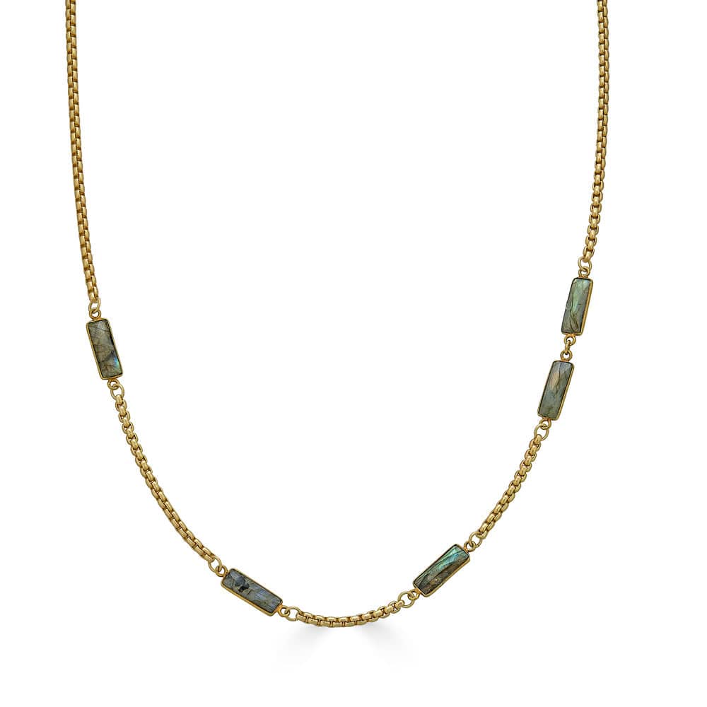 
                  
                    NKL-GPL Labradorite Baguette Long Necklace
                  
                