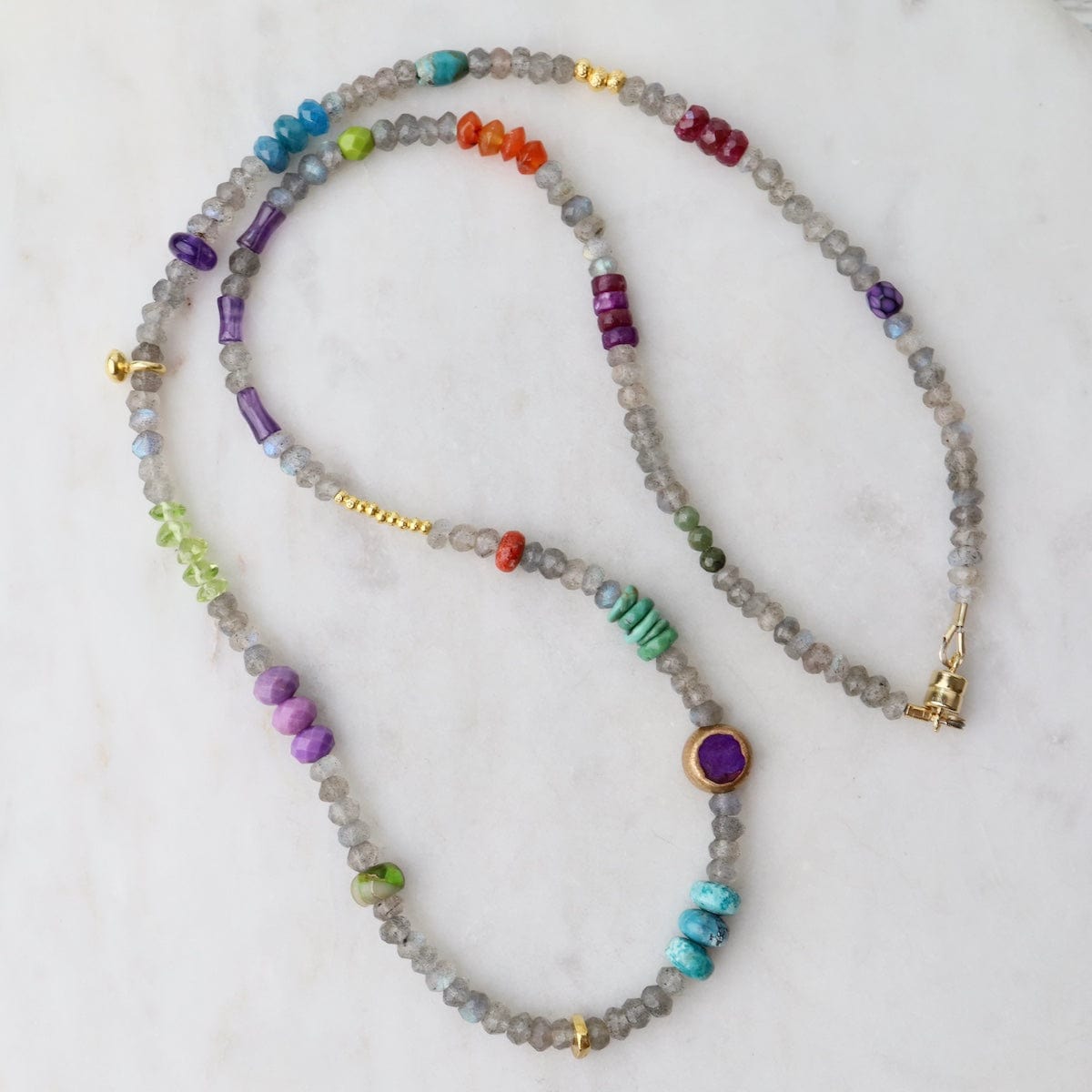 NKL-GPL Labradorite Sweet Tart Necklace