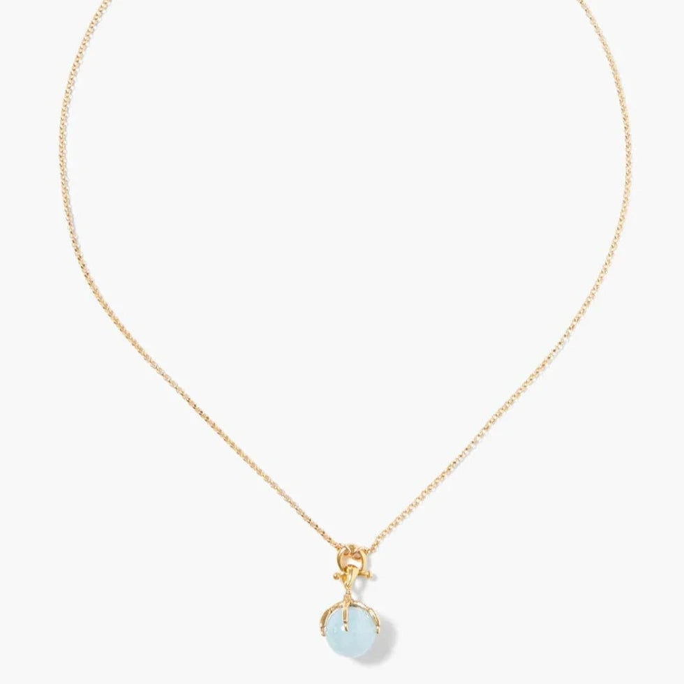 
                      
                        NKL-GPL Lark Pendant Necklace Aquamarine
                      
                    