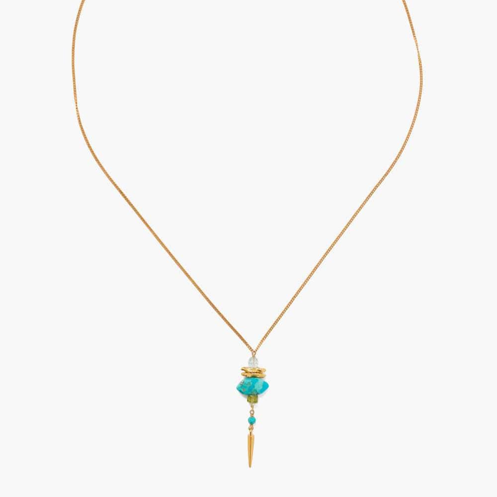 NKL-GPL Lisbeth Necklace Turquoise Mix