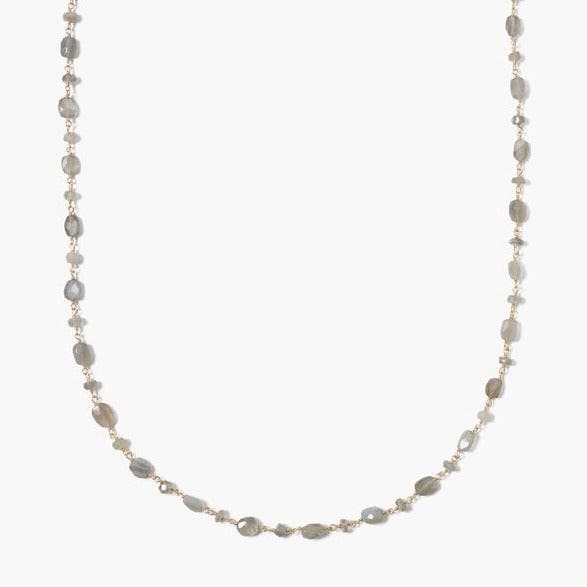 NKL-GPL Lola Grey Moonstone Necklace