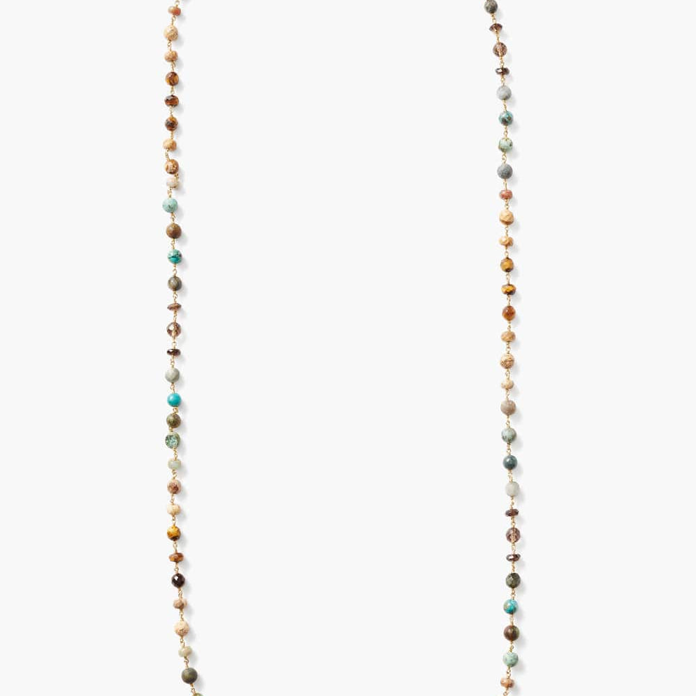 
                      
                        NKL-GPL Long Mixed Turquoise Chain Necklace
                      
                    