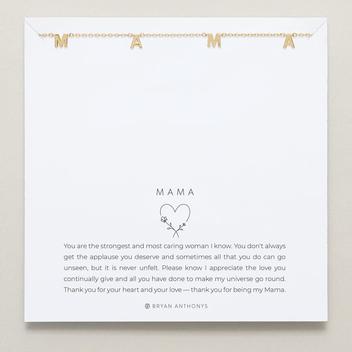 NKL-GPL Mama Necklace