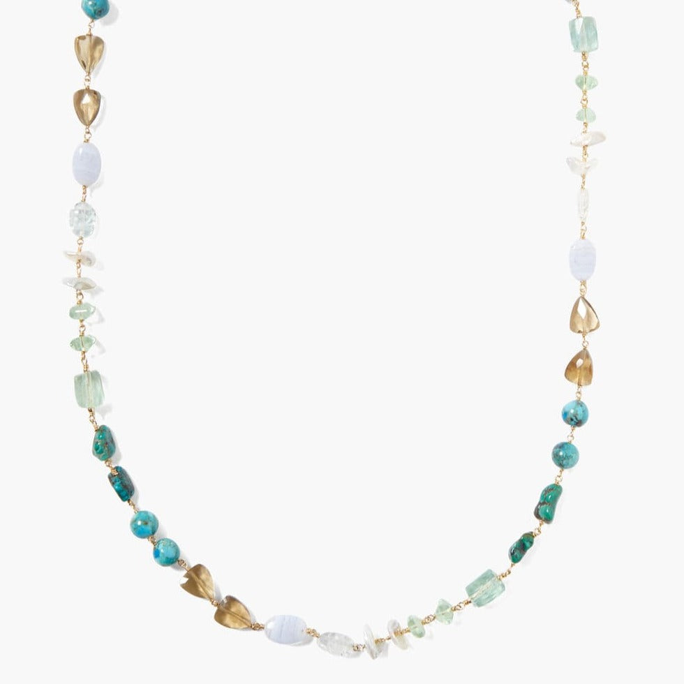 NKL-GPL Mave Necklace Turquoise Mix