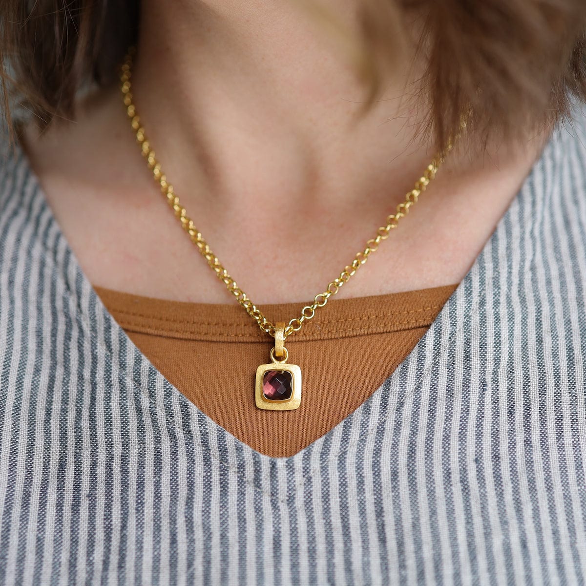 NKL-GPL Merlot Kali Necklace