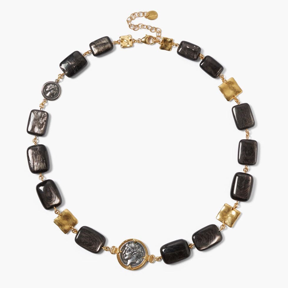 
                      
                        NKL-GPL Minerva Hypersthene Necklace
                      
                    