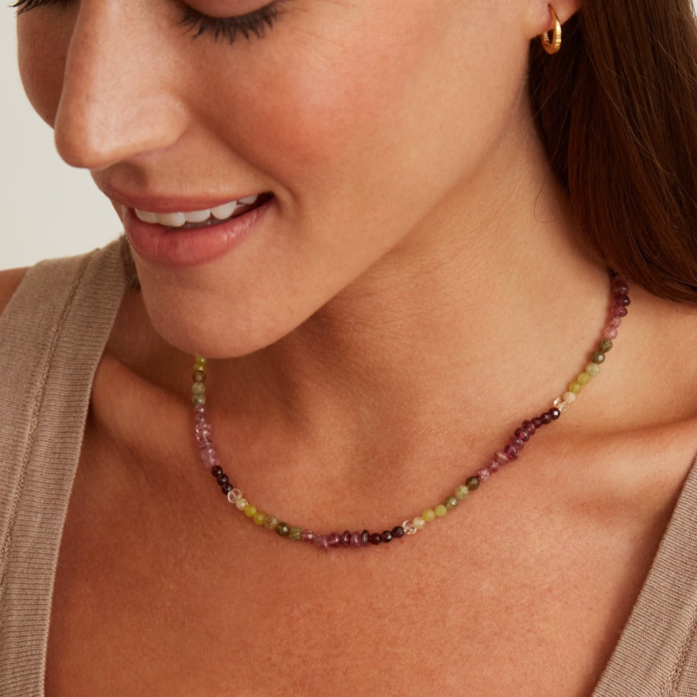 
                      
                        NKL-GPL Mixed Tourmaline Bead Necklace
                      
                    