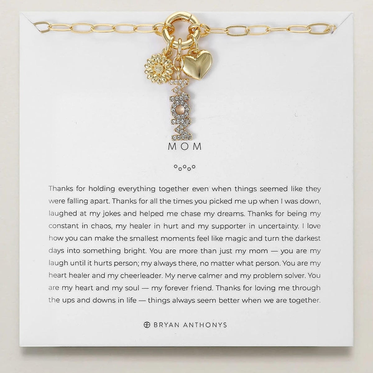 NKL-GPL Mom Mini Charm Necklace