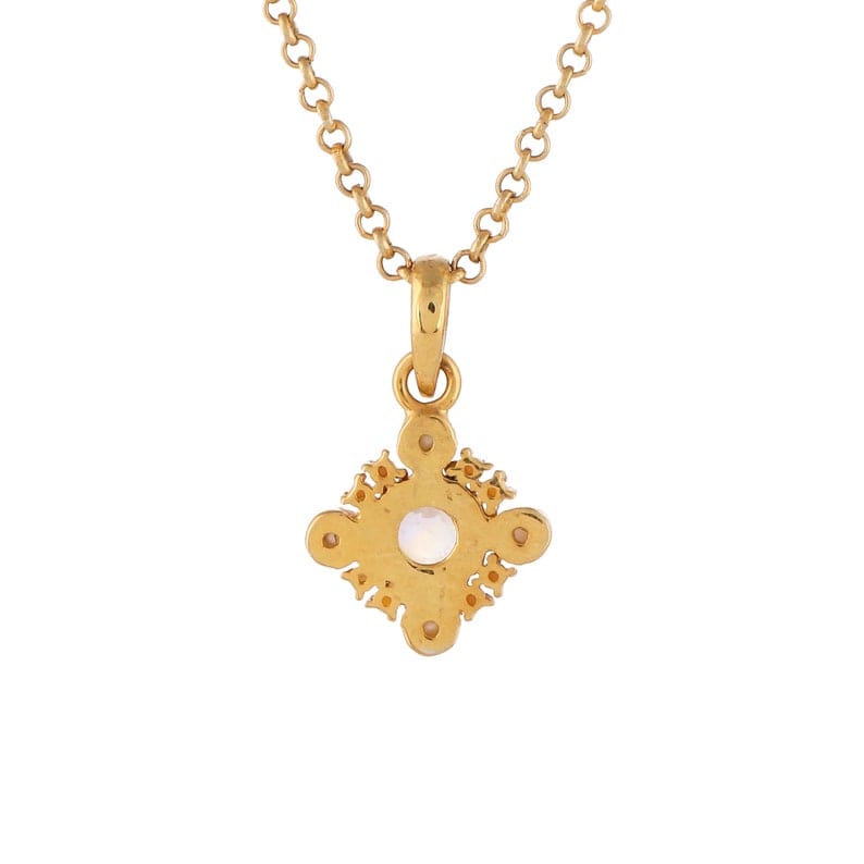 
                  
                    NKL-GPL Moonstone & Pearl Pendant Necklace
                  
                