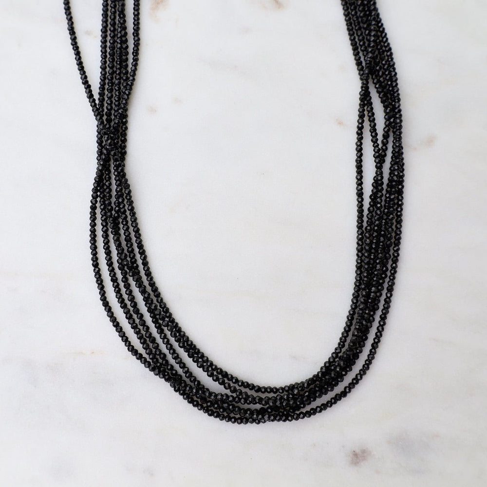 
                  
                    NKL-GPL Multi Strand Black Spinel Necklace
                  
                