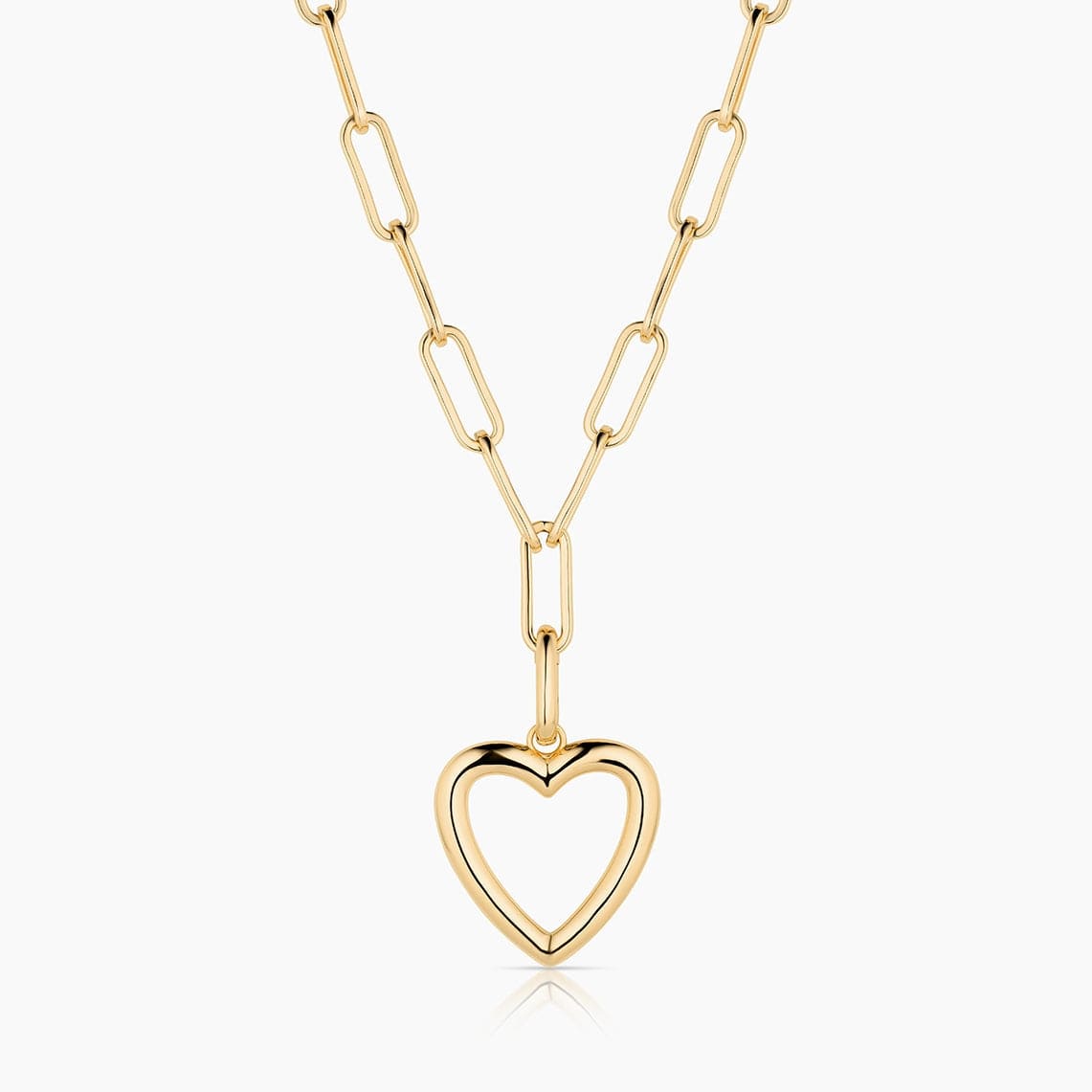 NKL-GPL Open Heart Necklace