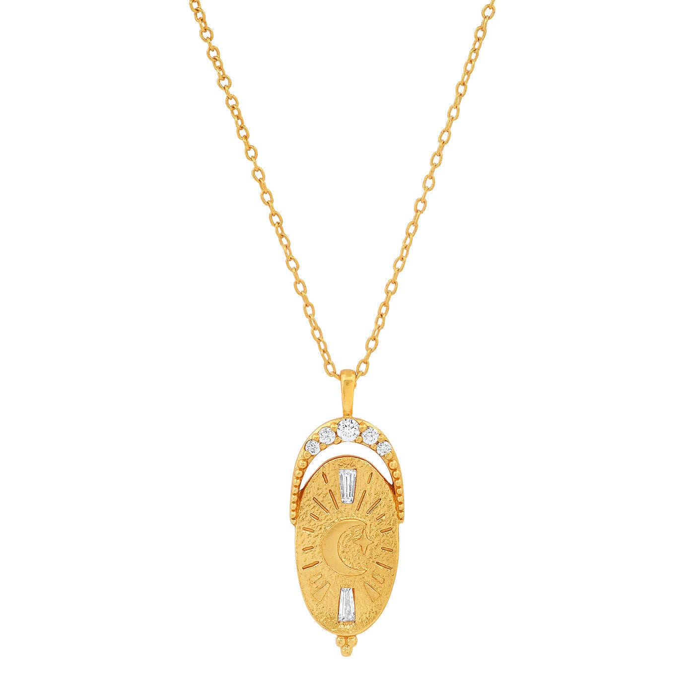 NKL-GPL Oval Coin Necklace