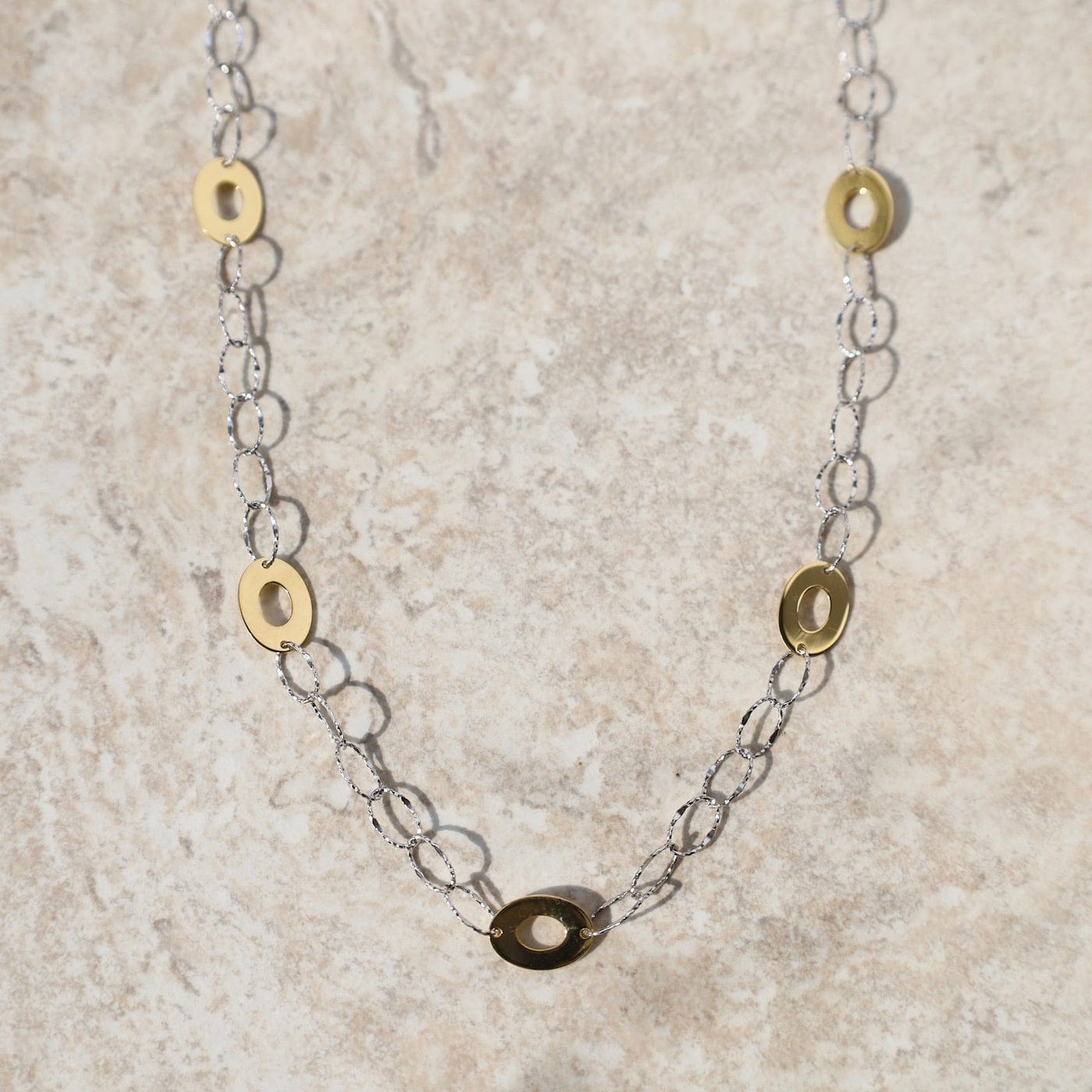 NKL-GPL Oval Delight Necklace