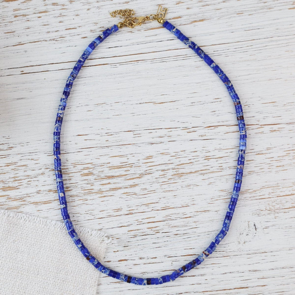 
                  
                    NKL-GPL PEARLY LAPIS // The Deep Blue Necklace - 18k gold
                  
                