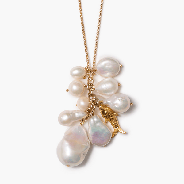 NKL-GPL Pond Necklace White Pearl
