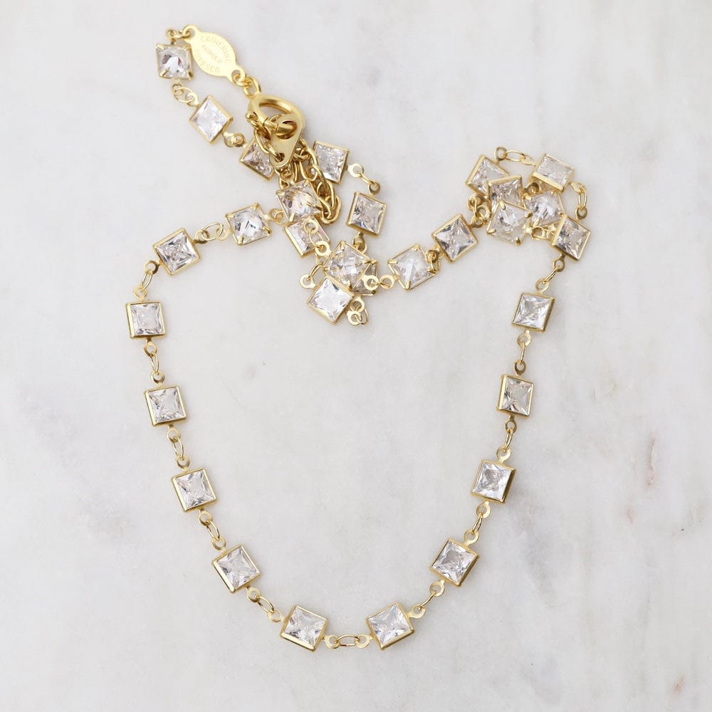 
                      
                        NKL-GPL Rectangle Crystal Chain Necklace
                      
                    