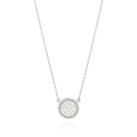 NKL-GPL Reversible Classic Disc Necklace