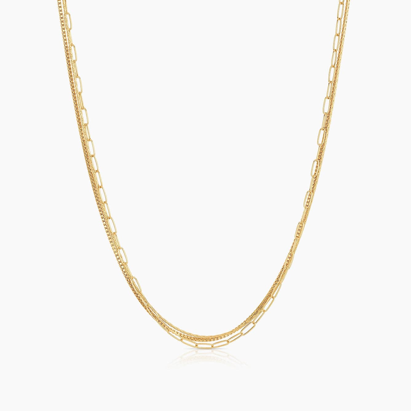NKL-GPL Rosalie Triple Strand Necklace