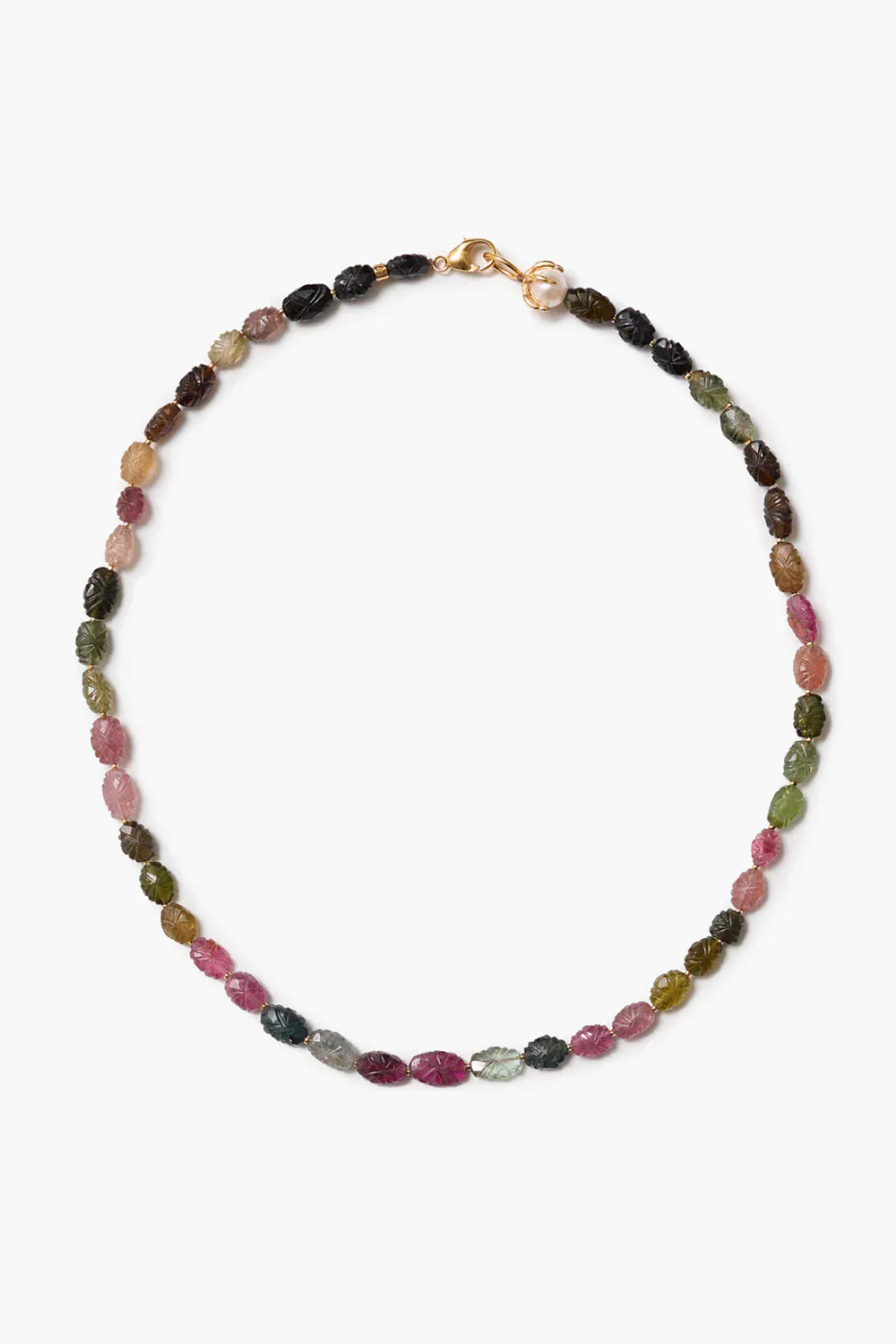 NKL-GPL Rosetta Necklace Tourmaline - Limited Quantiy