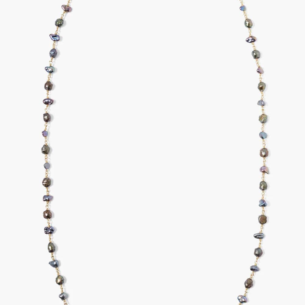 
                      
                        NKL-GPL Santa Fe Necklace in Peacock Pearl
                      
                    