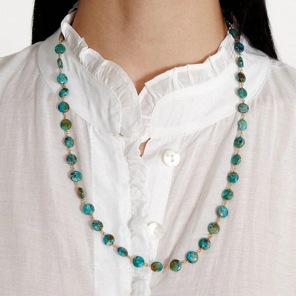 NKL-GPL Santa Fe Necklace Turquoise