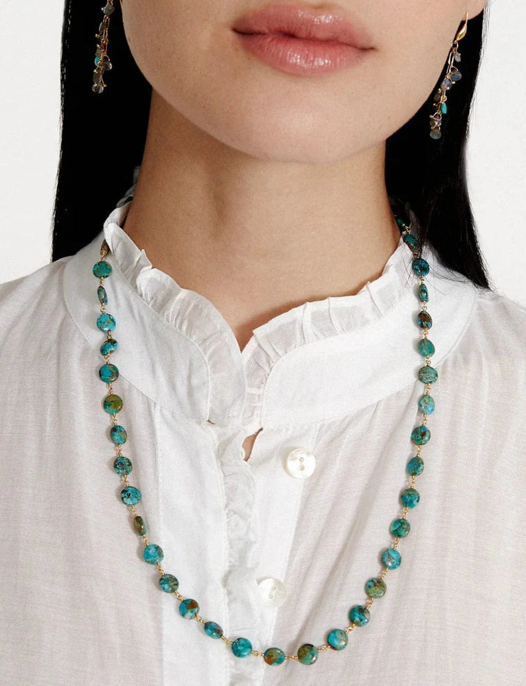 
                      
                        NKL-GPL Santa Fe Necklace Turquoise
                      
                    