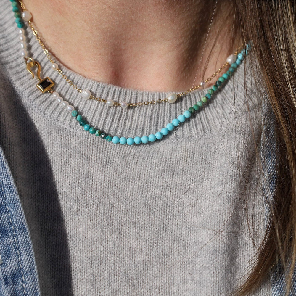 NKL-GPL Santos Necklace Turquoise Mix