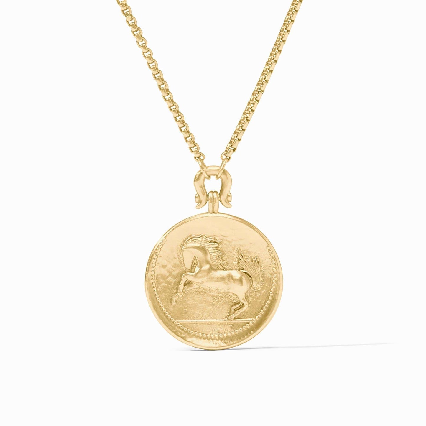 NKL-GPL Saratoga Horse Pendant Necklace