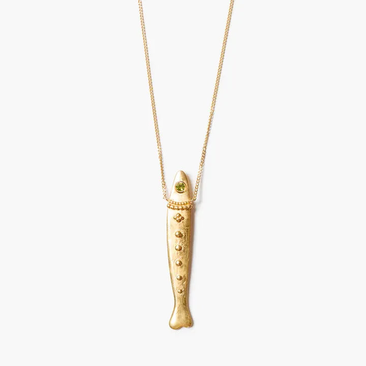 NKL-GPL Sardine Necklace Yellow Gold