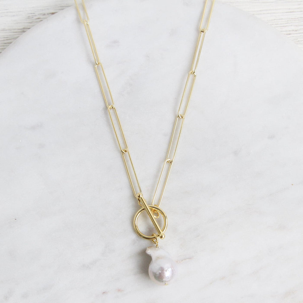 
                      
                        NKL-GPL Savannah Pearl Necklace - 18K Gold Plated Silver
                      
                    