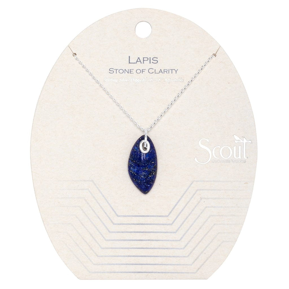 
                      
                        NKL-GPL Scout Organic Stone Necklace Lapis/Silver
                      
                    