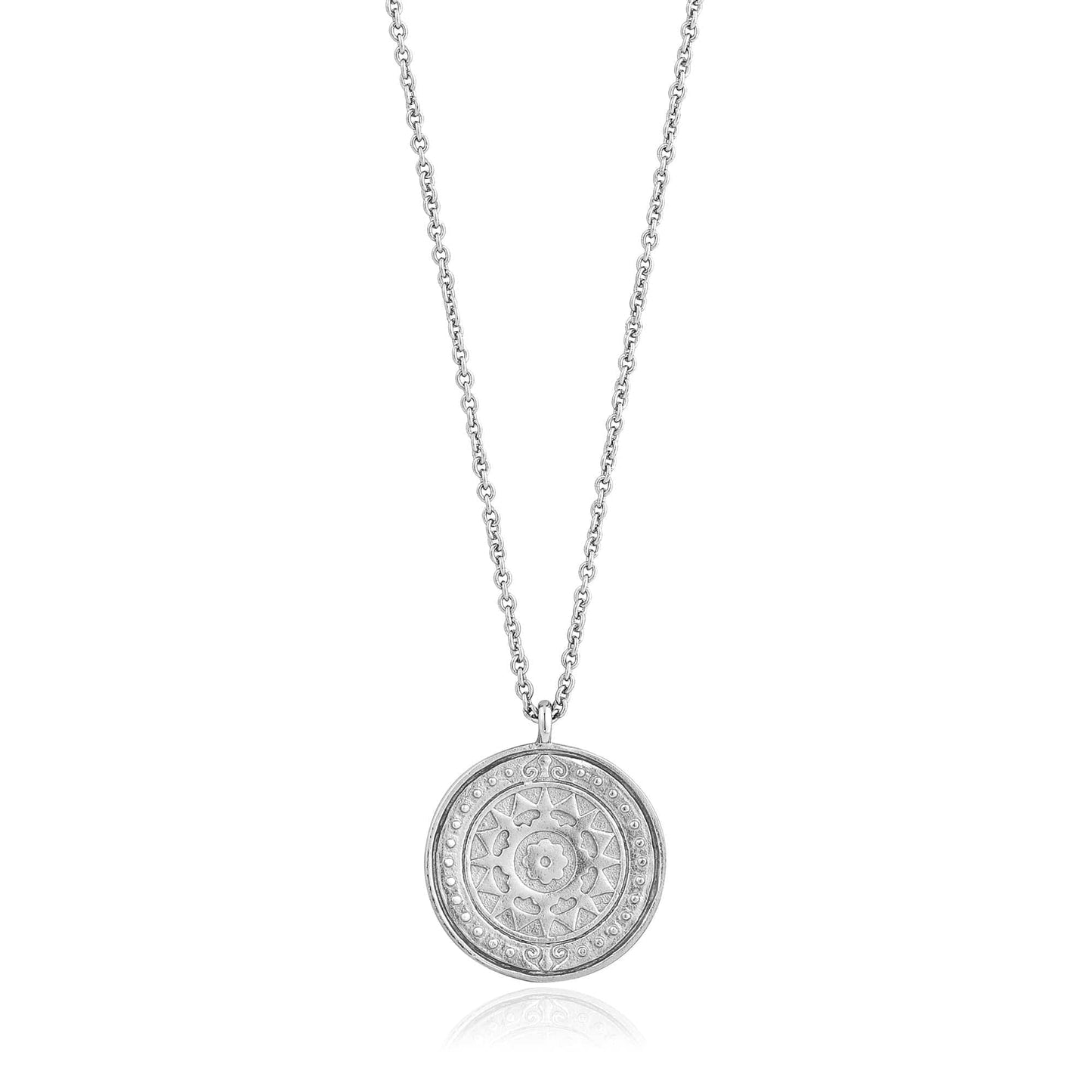 NKL-GPL Silver Verginia Sun Necklace