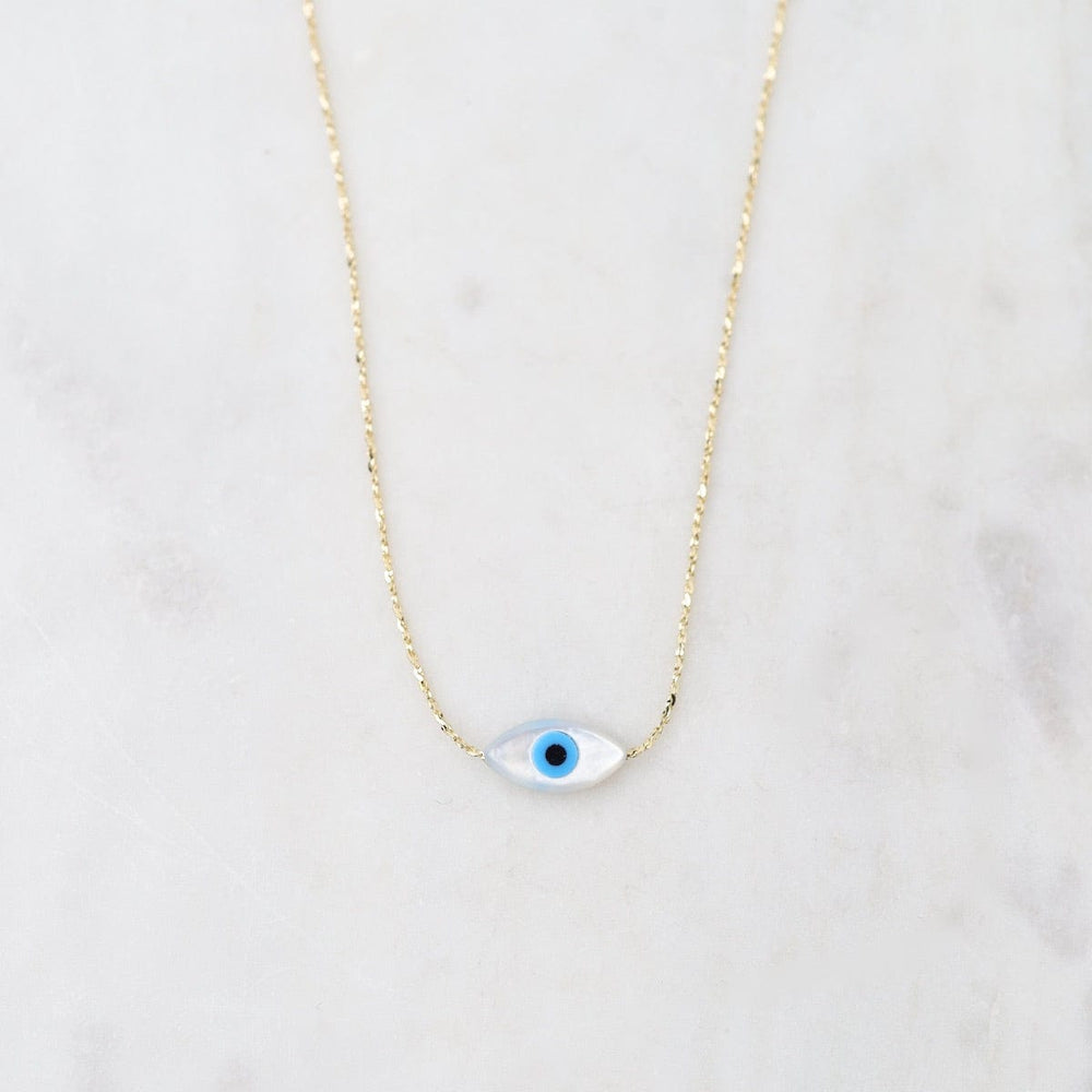 NKL-GPL Simple Evil Eye Necklace