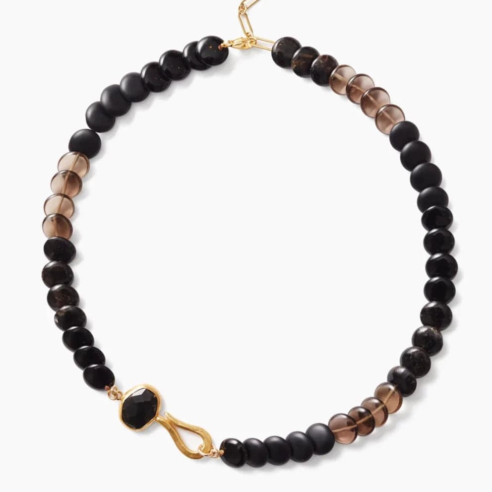 NKL-GPL Smokey Mix Odyssey Necklace