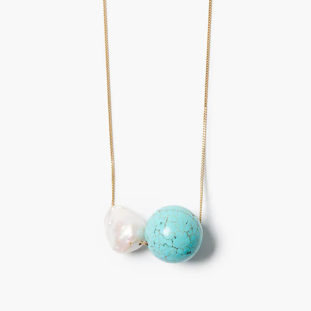 NKL-GPL Sorellina Necklace Turquoise
