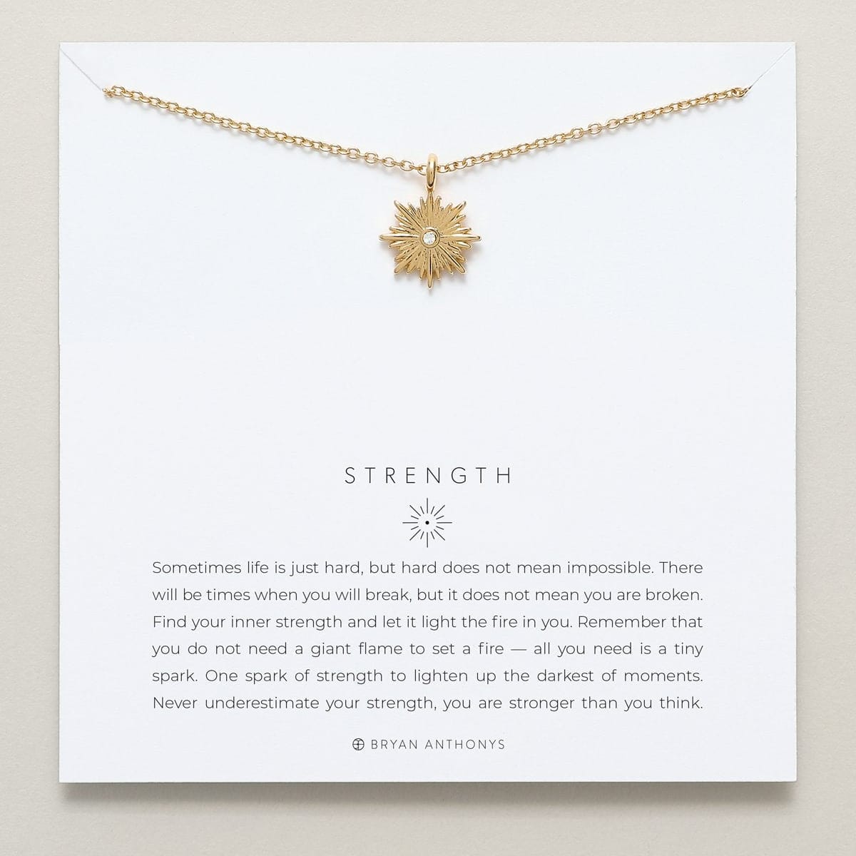 NKL-GPL Strength Necklace